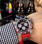 Rolex Rianbow Daytona SS Black Face Watch